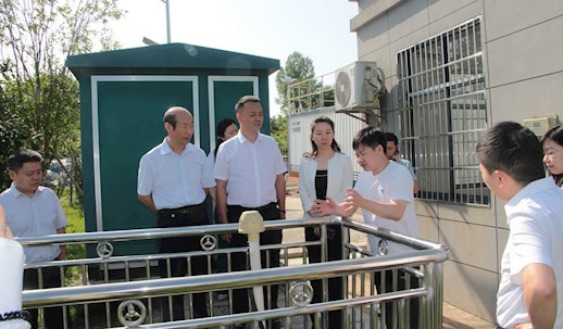 衡阳市政协、民建衡阳市委会调研组来常德开展乡镇污水处理设施建设和运营情况调研